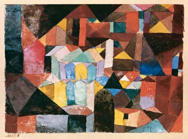 Architektur gaie – Paul Klee Paul Klee 105x70