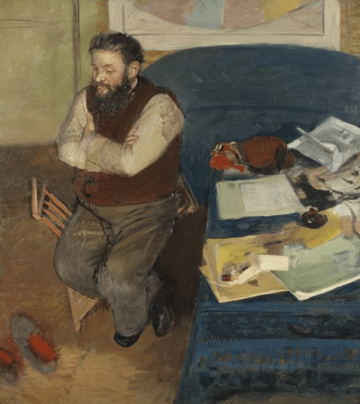 Der Kunstkritiker Diego Martelli – Edgar Degas Edgar Degas 70x70