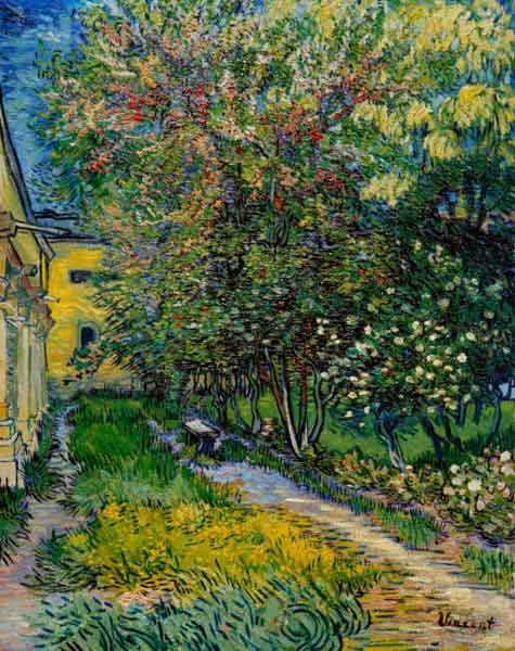 Garten des St-Rémy-Krankenhauses – Van Gogh Vincent Van Gogh 70x85