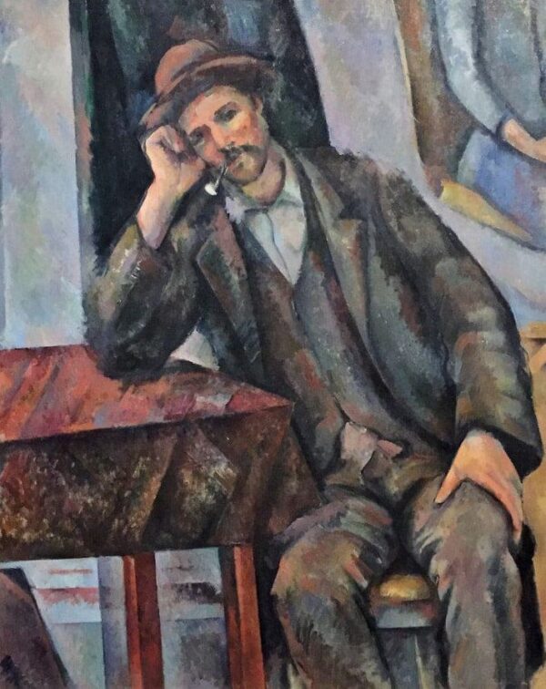 Mann mit Pfeife – Paul Cézanne Paul Cézanne 70x85