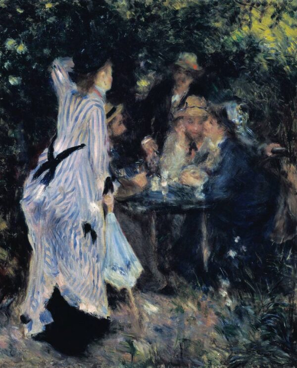 „Im Garten oder unter den Bäumen der Moulin de la Galette von Pierre-Auguste Renoir“ Pierre-Auguste Renoir 70x85