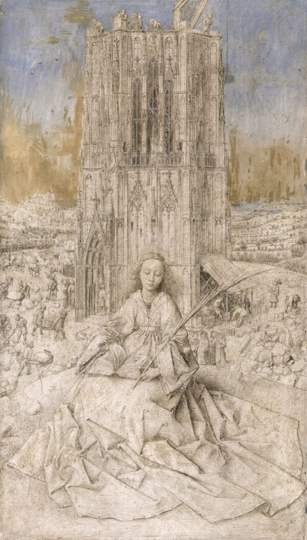 Sainte-Barbe – Jan van Eyck Jan Van Eyck 70x120