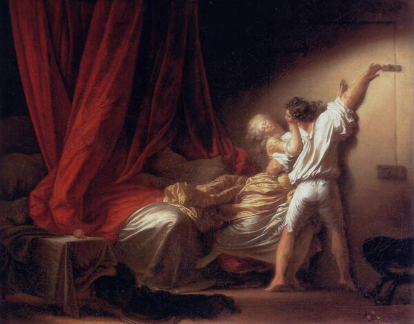 Die Türschloss – Jean-Honoré Fragonard Jean-Honoré Fragonard 85x75