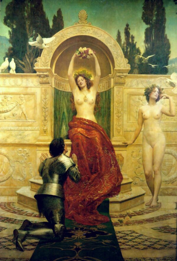 Szene des Venusbergs aus Tannhäuser von John Collier John Collier 70x105