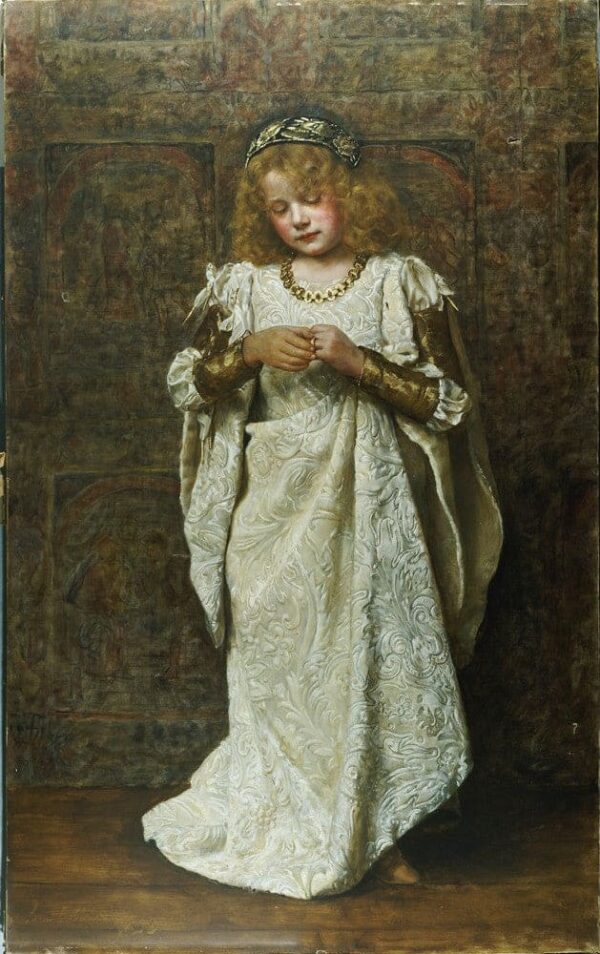 Das verheiratete Kind, 1883 von John Collier John Collier 70x105