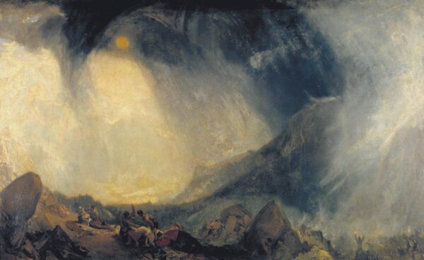 Hannibal überquert die Alpen – William Turner J.M.W. Turner 105x70