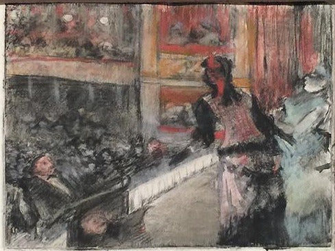 Szene im Theater – Edgar Degas Edgar Degas 85x75