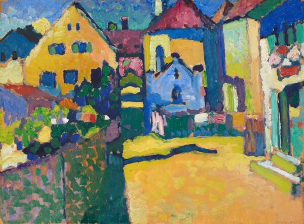 Grungasse in Murnau – Wassily Kandinsky Wassily Kandinsky 105x70