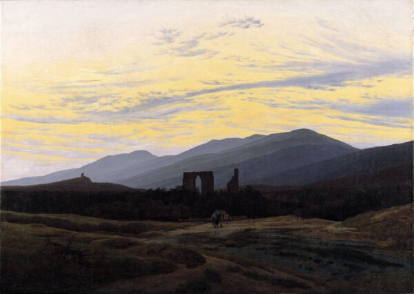 Ruine Eldena im Riesengebirge – Caspar David Friedrich Caspar David Friedrich 105x70