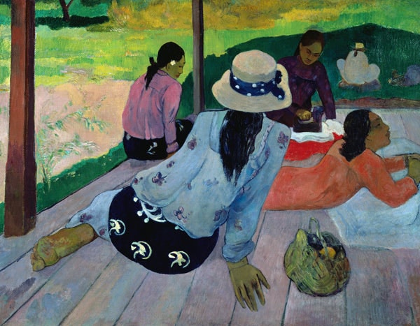 Die Siesta – Paul Gauguin Paul Gauguin 85x75