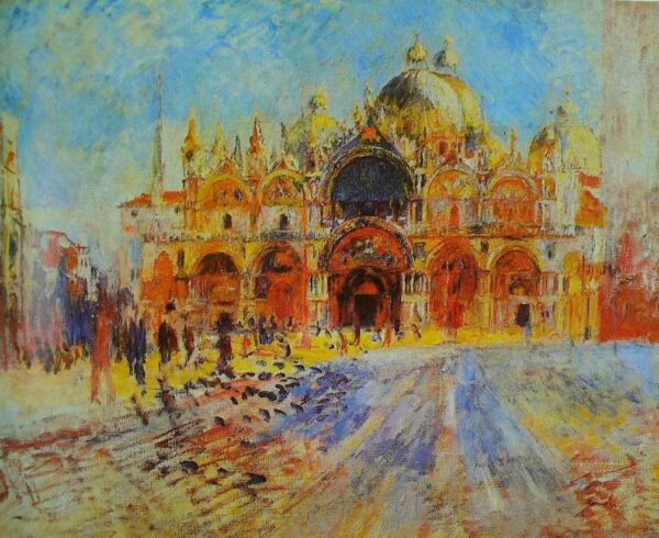 Platz Saint Marc in Venedig – Pierre-Auguste Renoir Pierre-Auguste Renoir 85x75