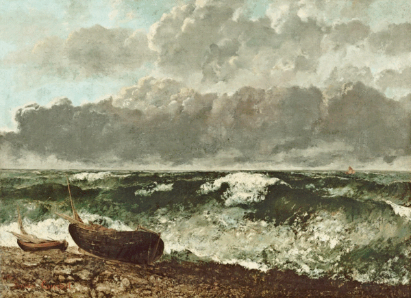 Die stürmische See – Gustave Courbet Gustave Courbet 105x70