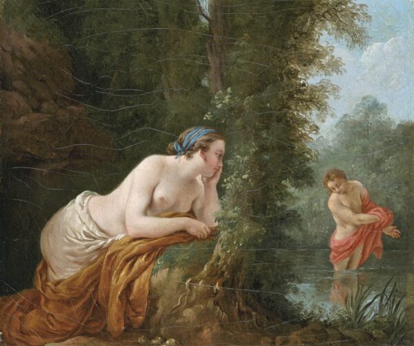 Echo und Narziss – Louis Jean François Lagrenée Louis Jean François Lagrenée 85x75