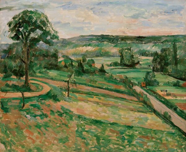 Baum in einer Kurve – Paul Cézanne Paul Cézanne 85x75