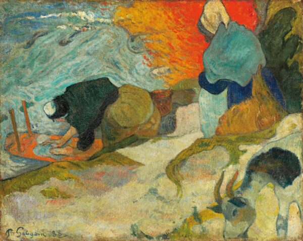 Die Wäscherinnen in Arles – Paul Gauguin Paul Gauguin 85x75