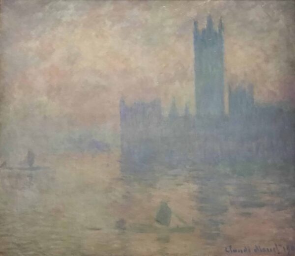 Das Parlament in London, Nebelwirkung – Claude Monet Claude Monet 70x70