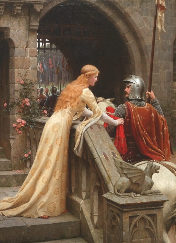 Gott beschütze dich, 1900 – Edmund Leighton Edmund Leighton 70x105