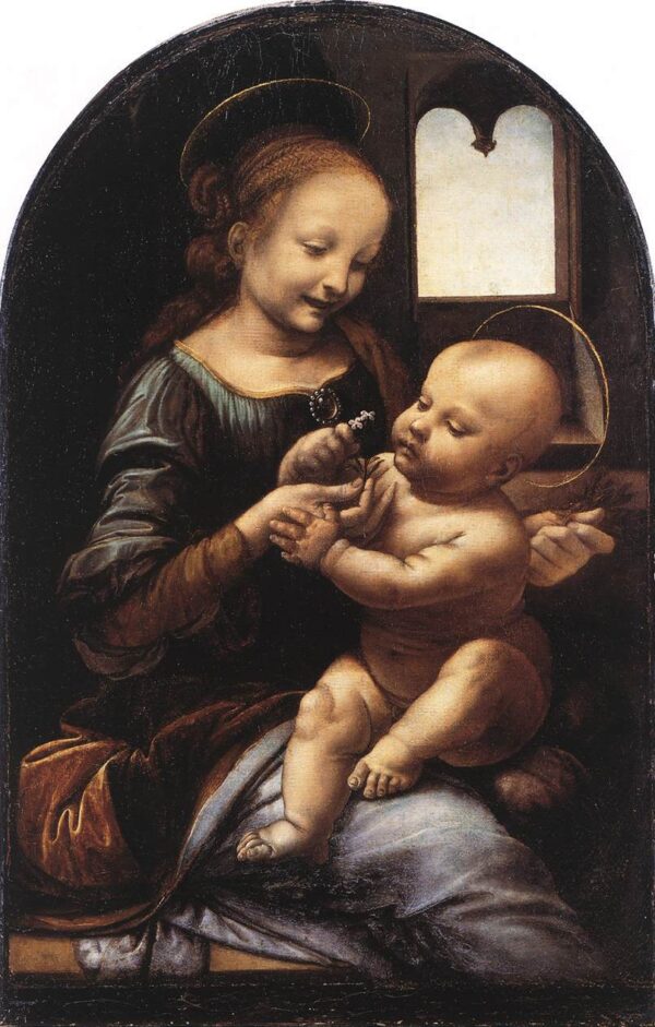 Madonna Benois – Léonard de Vinci Leonardo da Vinci 70x105