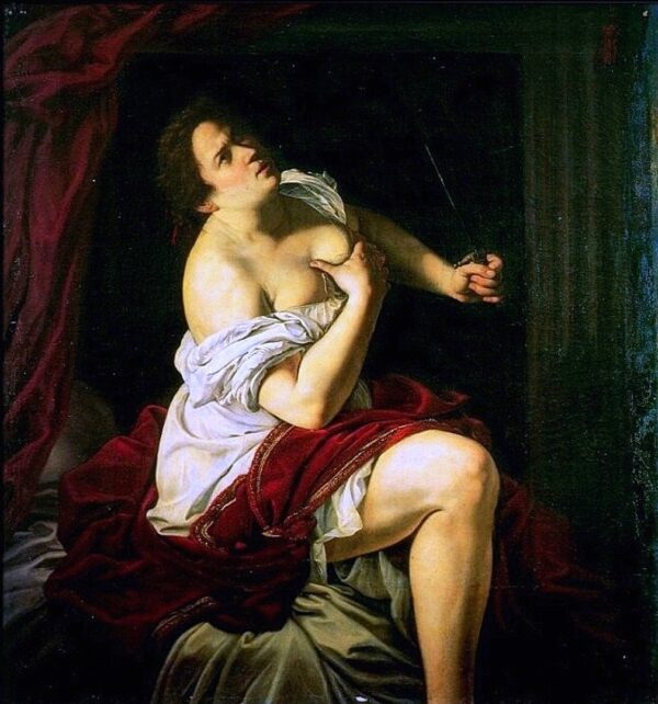 Lucrèce von Artemisia Gentileschi Artemisia Gentileschi 70x70