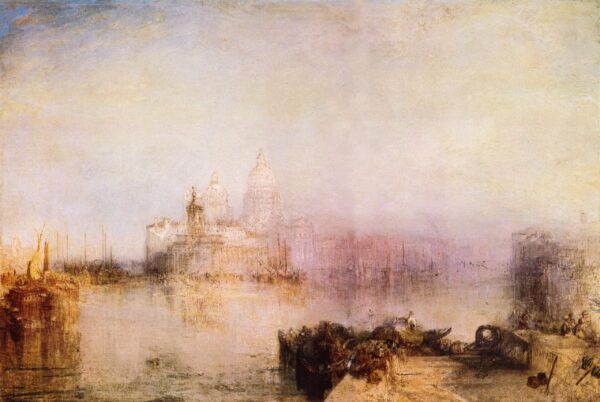 Dogana und Santa Maria della Salute, Venedig – William Turner J.M.W. Turner 105x70