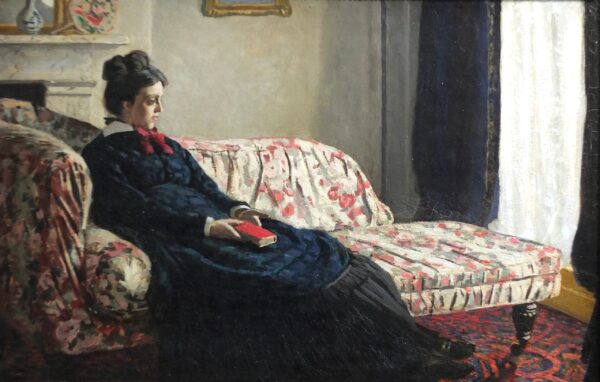 Madame Monet auf dem Sofa – Claude Monet Claude Monet 105x70