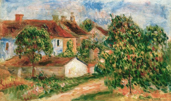 Häuser im Dorf – Pierre-Auguste Renoir Pierre-Auguste Renoir 120x70