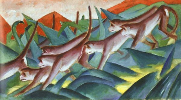 Frisur des Affen – Franz Marc Franz Marc Franz Marc