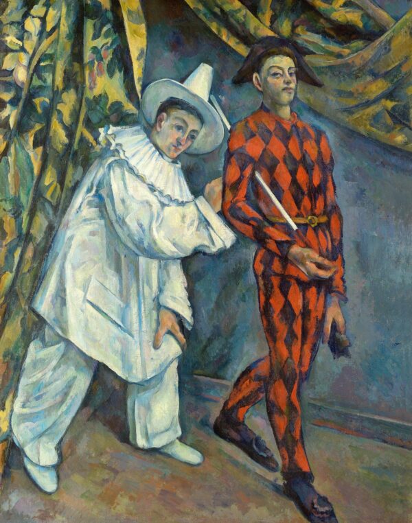 Pierrot und Harlekin – Paul Cézanne Paul Cézanne 70x85