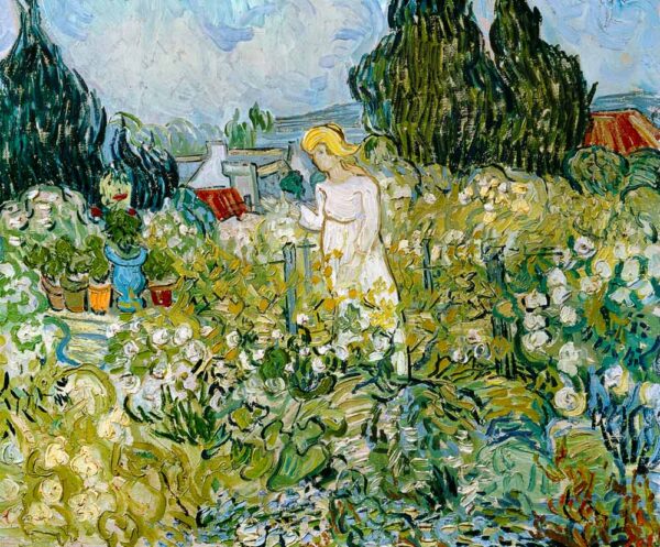 Marguerite Gachet in ihrem Garten – Van Gogh Vincent Van Gogh 85x75