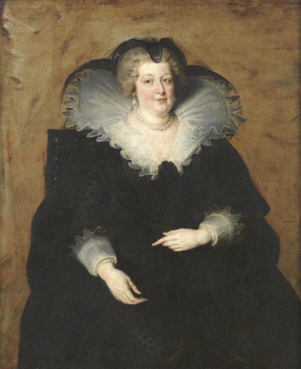 Porträt von Marie de Médici – Peter Paul Rubens Peter Paul Rubens 70x85