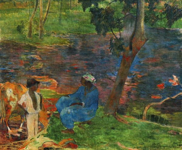 Ufer des Flusses in Martinique – Paul Gauguin Paul Gauguin 85x75