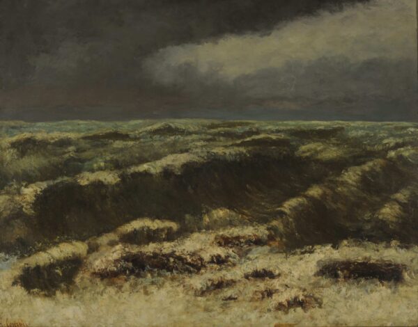 Stürmisches Meer (mar borrascoso) – Gustave Courbet Gustave Courbet 85x75