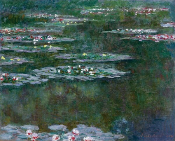 Nymphéas 1904 – Claude Monet „Die Seerosen“ von Claude Monet 85x75