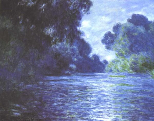 Bras de Seine, in der Nähe von Giverny (W1487) – Claude Monet Claude Monet 85x75