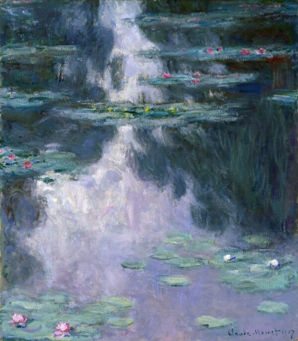 Die Seerosen 1907 – Claude Monet „Die Seerosen“ von Claude Monet 70x70