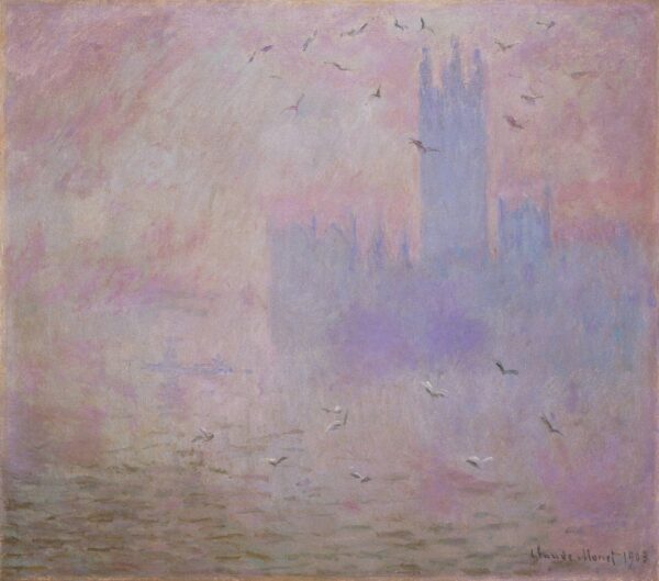 Das Parlament, Möwen (W 1612) – Claude Monet Claude Monet 70x70