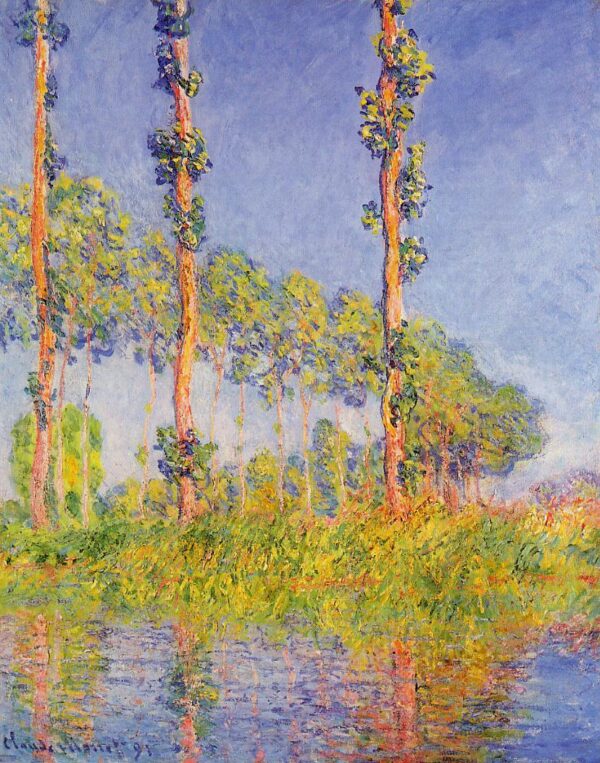 Drei Pappeln, Herbststimmung – Claude Monet Claude Monet 70x85