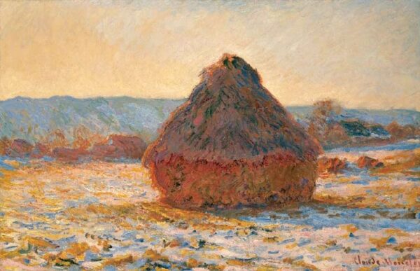 Meule, Schneeeffekt, Sonne – Claude Monet Claude Monet 105x70