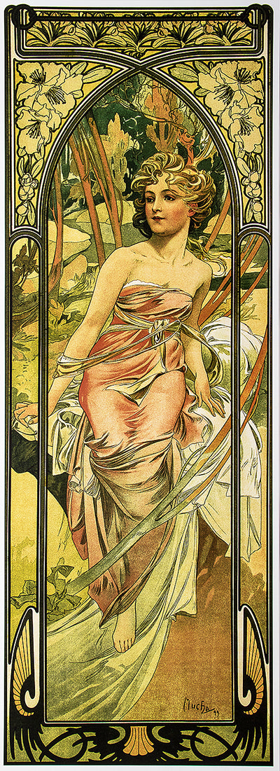 Erwachen am Morgen – Mucha Alfons Mucha 60x180