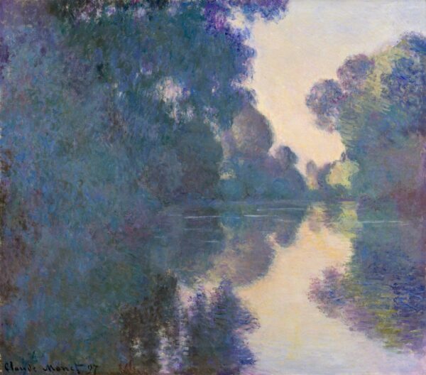 Der Morgen an der Seine, klare Zeit – Claude Monet Claude Monet 70x70