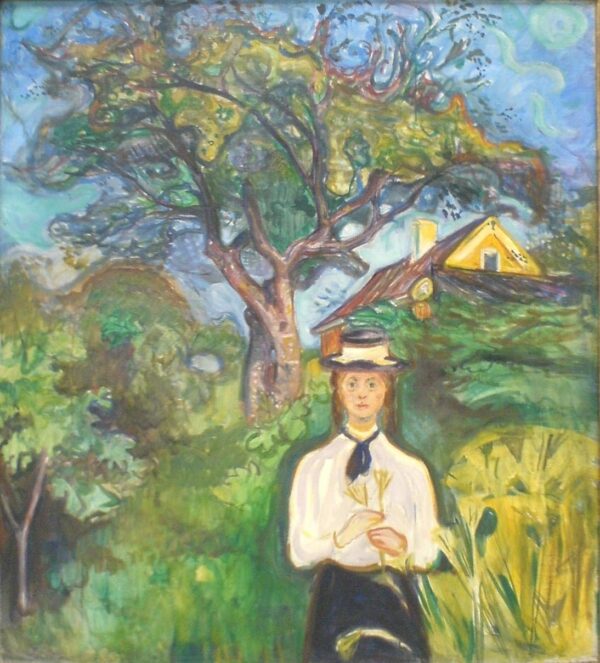 Mädchen unter einem Apfelbaum – Edvard Munch Edvard Munch 70x70