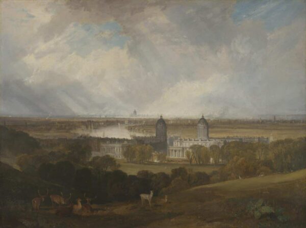 Londres vom Greenwich Park aus betrachtet – William Turner J.M.W. Turner 85x75