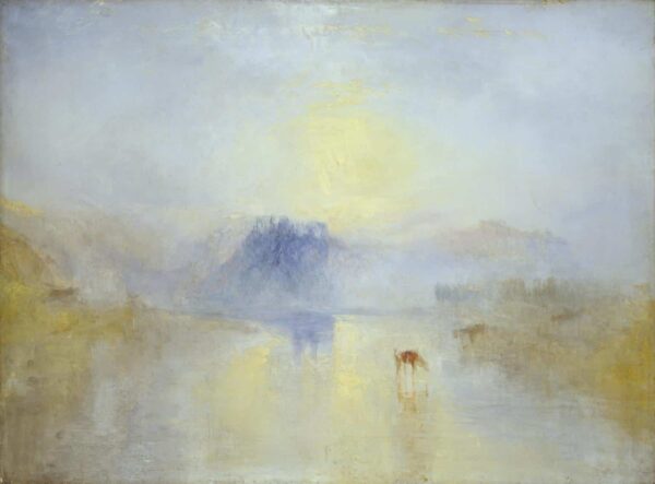 Sonnenaufgang über dem Schloss von Norham – William Turner J.M.W. Turner 105x70