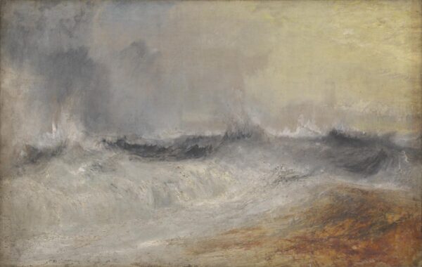 Die Wellen brechen gegen den Wind – William Turner J.M.W. Turner 105x70