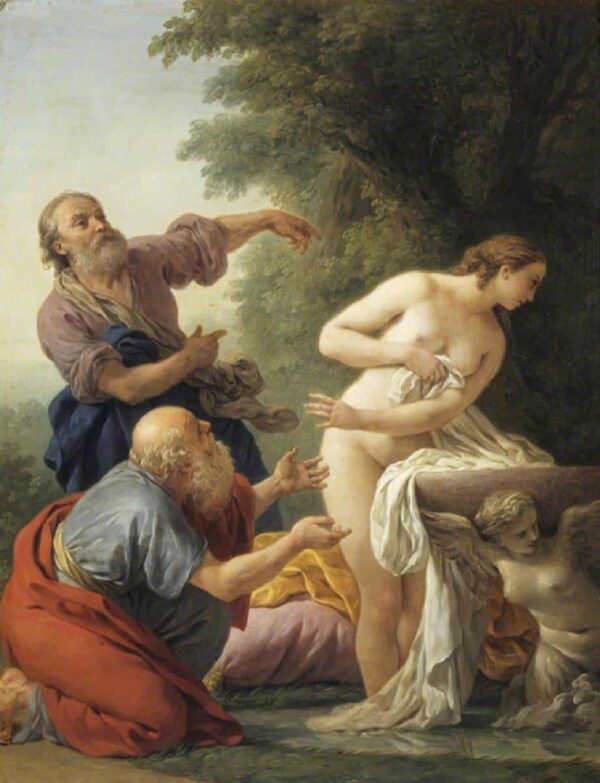 Susannah und die Ältesten – Louis Jean François Lagrenée Louis Jean François Lagrenée 70x85