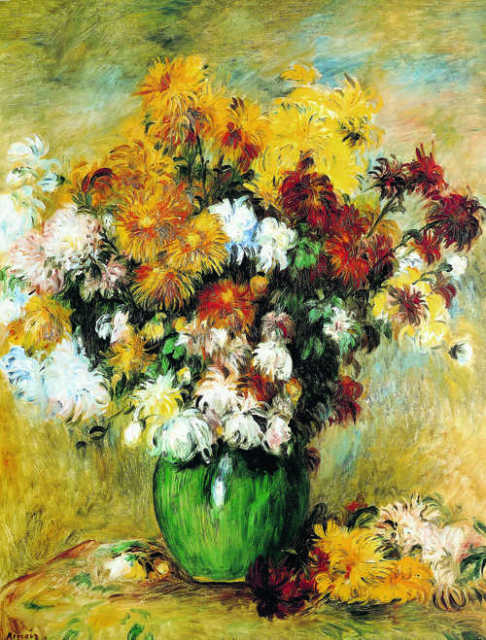 Blumen in einer Vase – Pierre-Auguste Renoir Pierre-Auguste Renoir 70x85