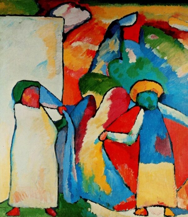 Improvisation 6 afrikanisch – Wassily Kandinsky Wassily Kandinsky 70x85