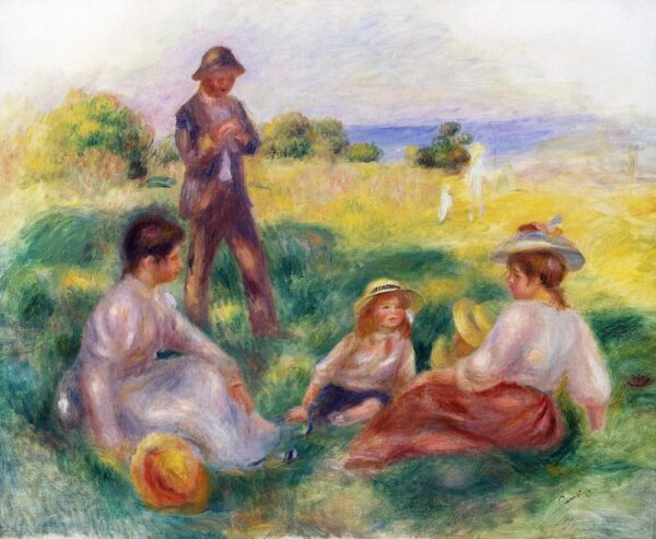 Fest auf dem Land in Berneval – Pierre-Auguste Renoir Pierre-Auguste Renoir 85x75