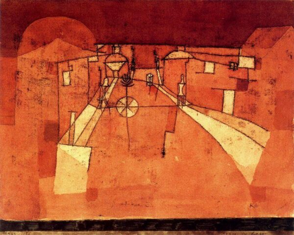 Die Straße im Lagerhaus – Paul Klee Paul Klee 85x75