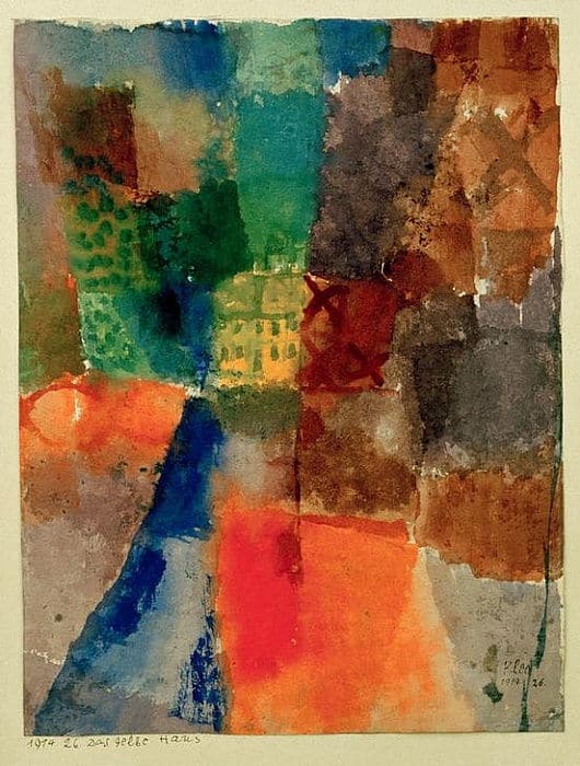 Das gelbe Haus – Paul Klee Paul Klee 70x85